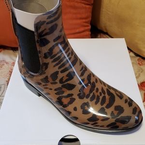 Aldo Leopard Rain Boots